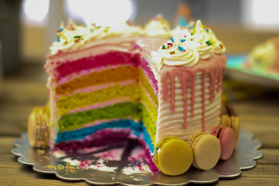 Rainbow Cake - Tasty Food Ebook
