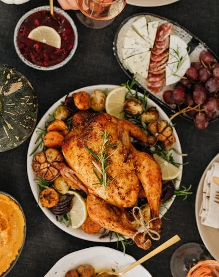 Roasted Chicken with Herbs and Vegetables