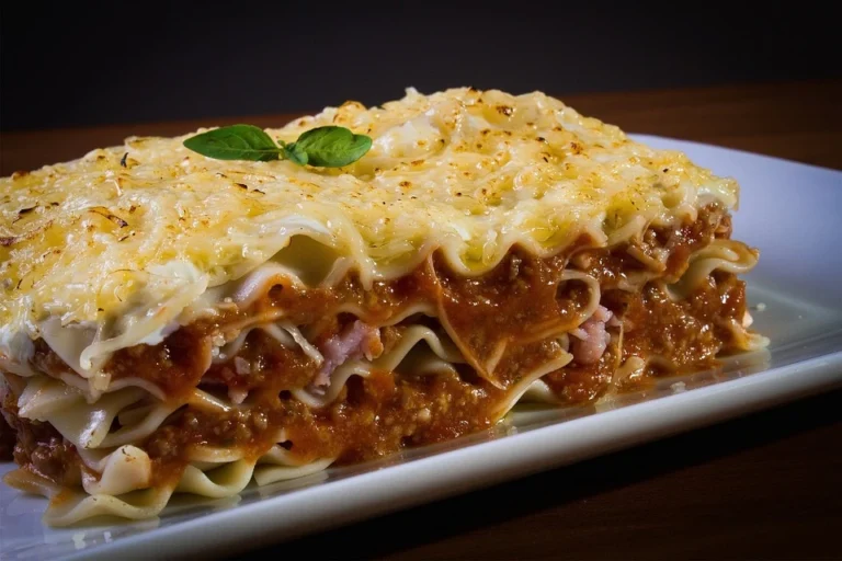 Bolognese Lasagna with Cheese