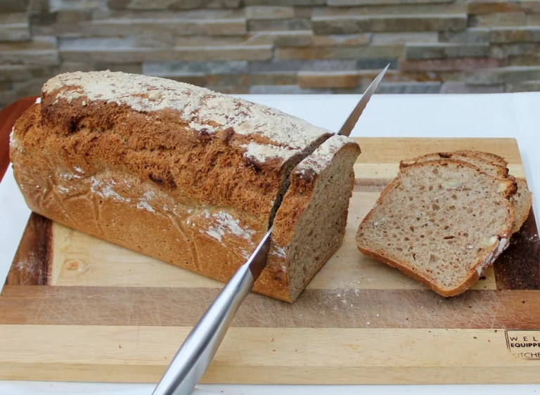 Gluten-free and lactose-free bread.