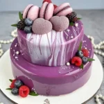 mirror glaze cake